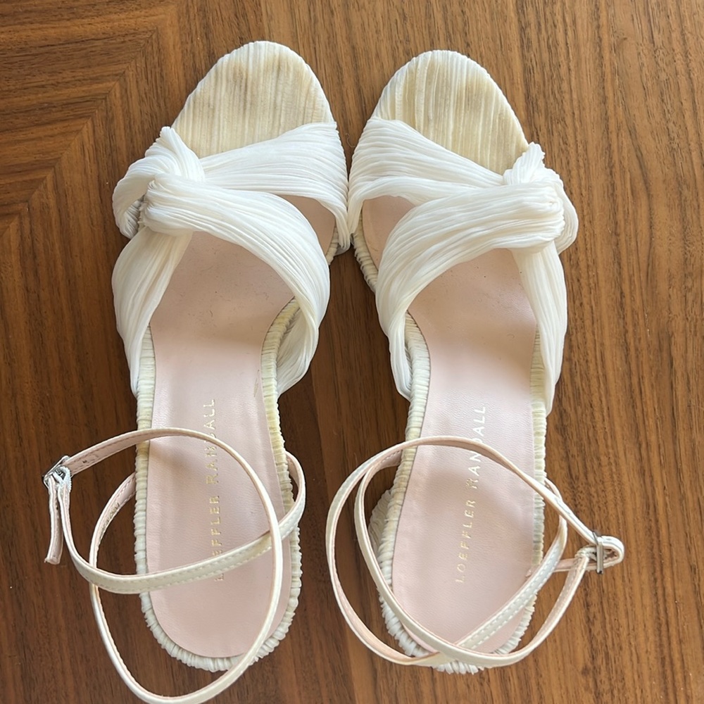 Loeffler Randall Pleated heeled sandal